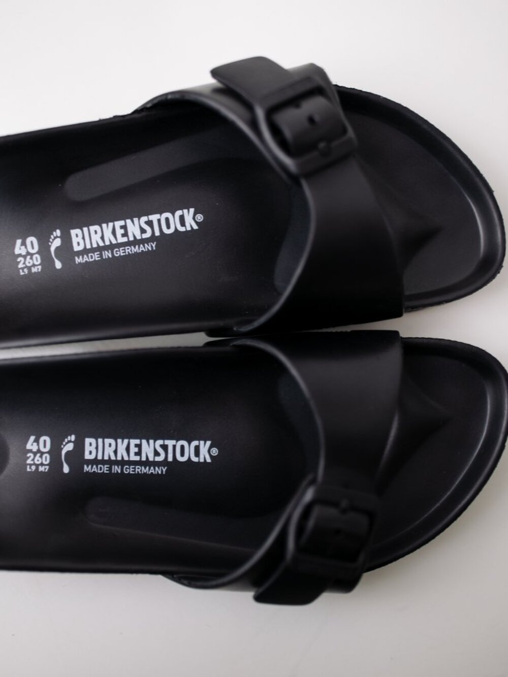 Birkenstock Madrid Essentials EVA Sandals Black Size 40 Waterproof Like New - Picture 5 of 8